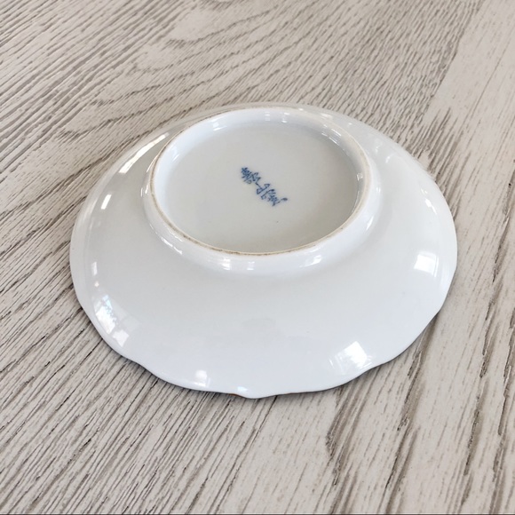 Japanese Cloisonné Dish Decorative Vintage Antique - Picture 4 of 5